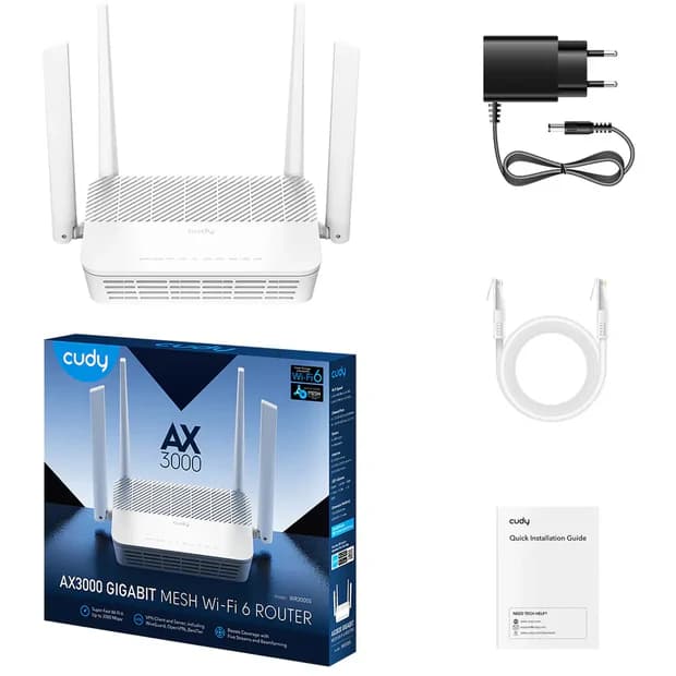 Cudy WR3000S AX3000 Wi-Fi 6 Gigabit Router  - Image 3