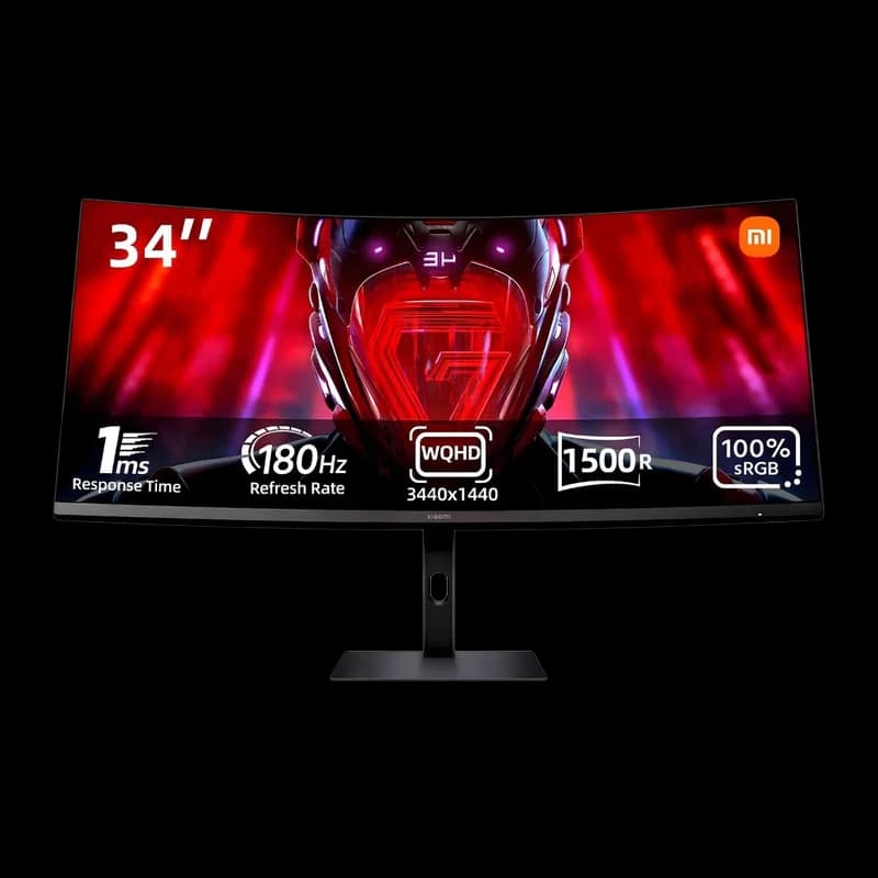 Xiaomi G34WQi 2K (3440 x 1440) 180Hz 1Ms VA Curved