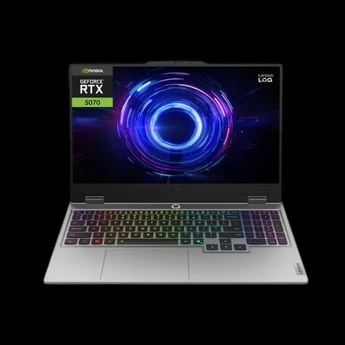 Lenovo LOQ 15IRX10 - (0XPS) Intel Core i7-13650HX, RAM 32GB, SSD 1TB, RTX 5070 8GB, 15.6 Inch FHD IPS 144Hz, Luna Grey