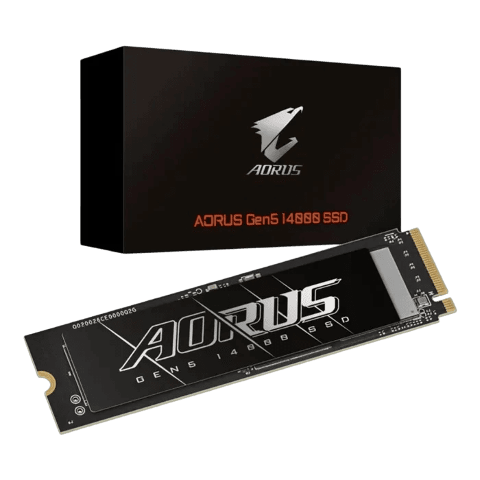 Gigabyte AORUS 14000 1TB, 13,600MB/s M.2 NVME, PCIe 5.0 - Image 1