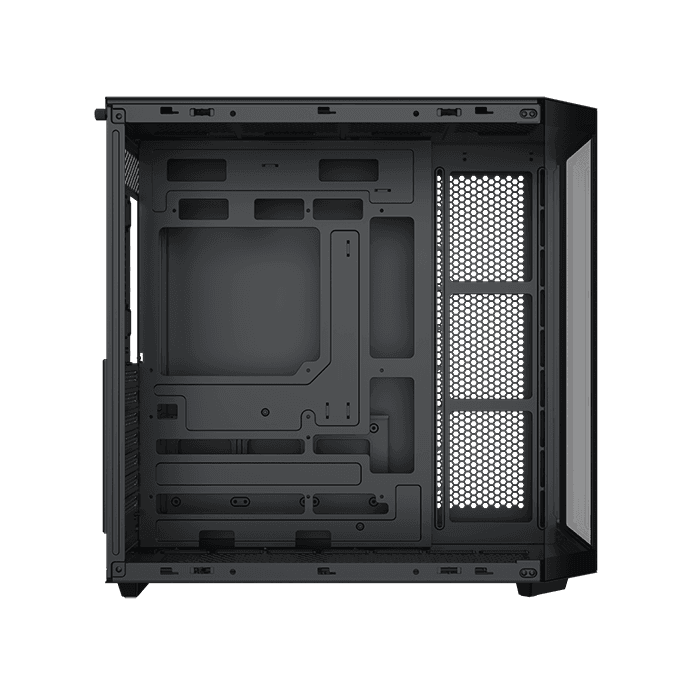 Case Xigmatek CUBI II Glass, Mid Tower Case - Black - Image 5