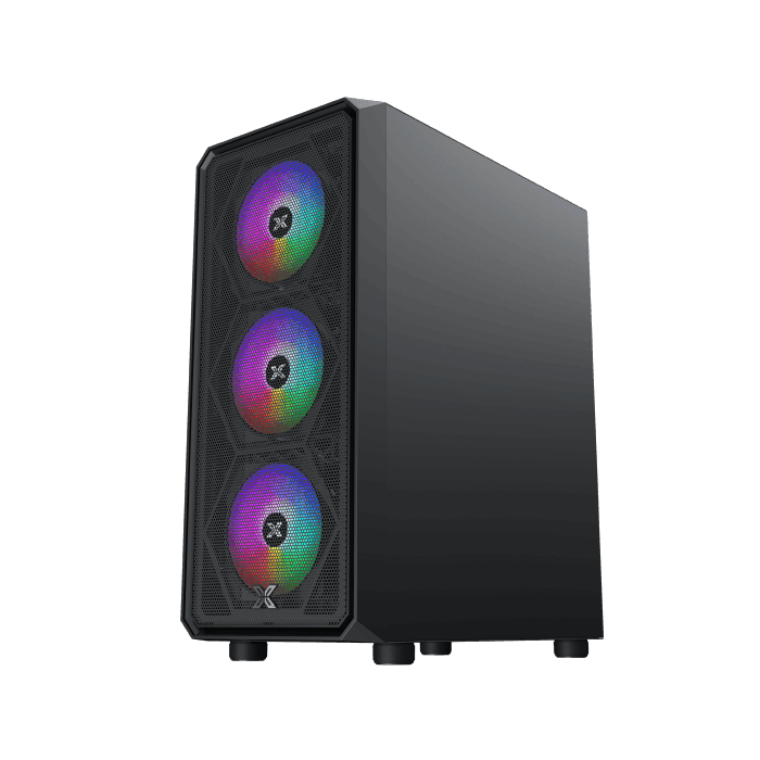 Case Xigmatek Duo X Mid Tower Case - Black - Image 4