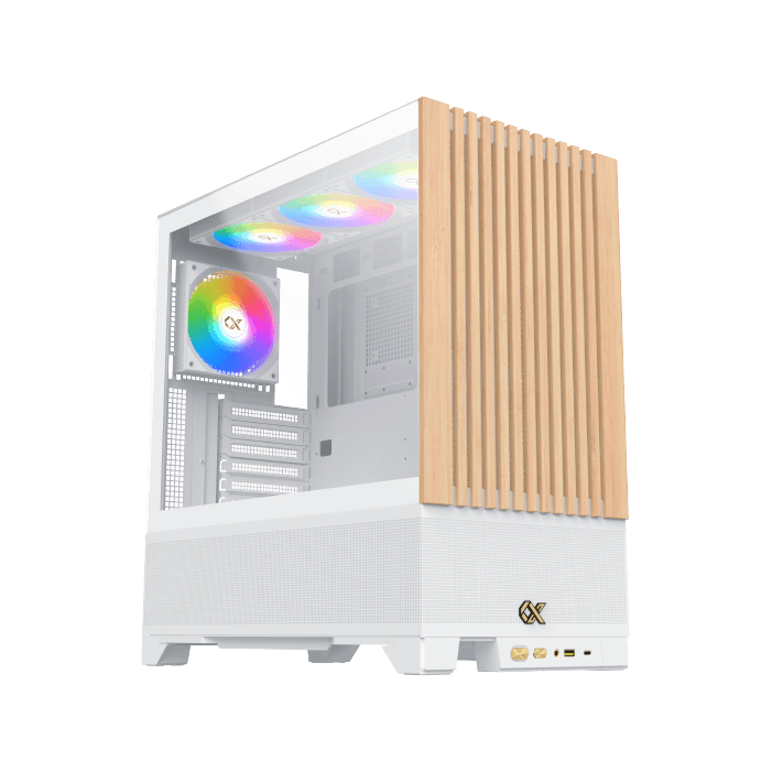 Case Xigmatek Endorphin WD Arctic Mid Tower Case - White