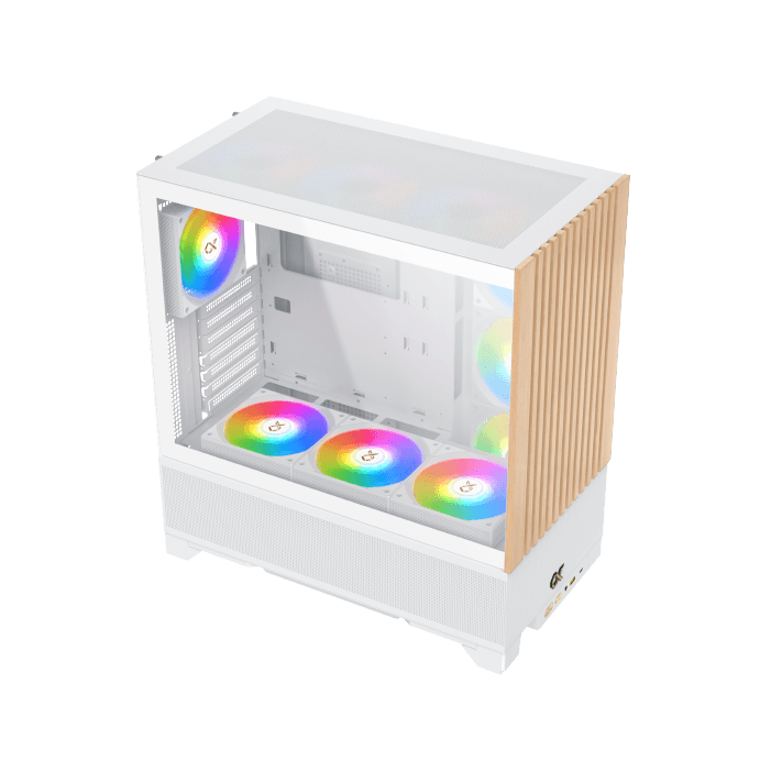Case Xigmatek Endorphin WD Arctic Mid Tower Case - White - Image 2