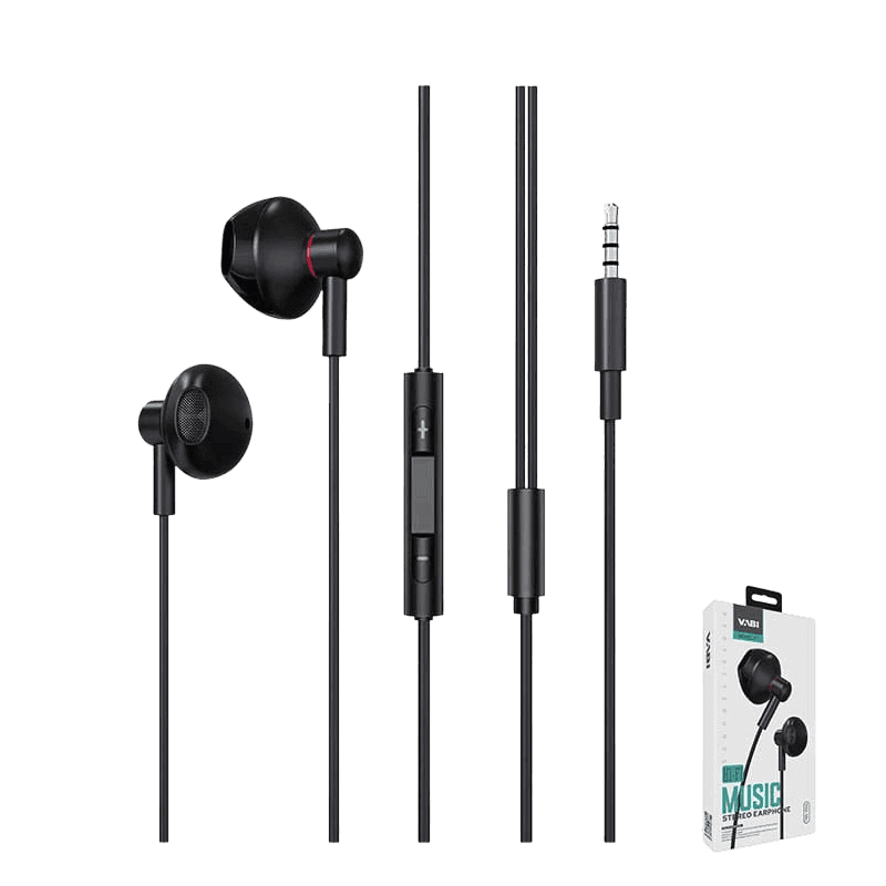 VABi F7 Handsfree Wired Stereo Earphones