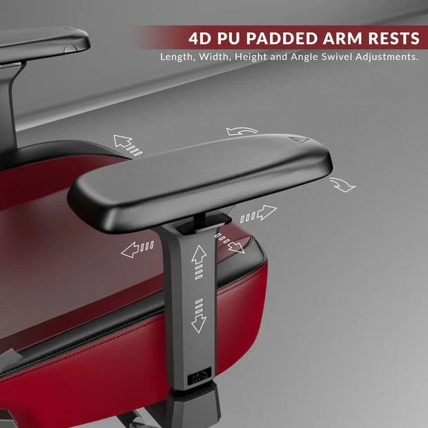 Cybeart Gryffindor Gaming Chair – Official Harry Potter Edition Ergonomic eSports Desk Chair - Image 4