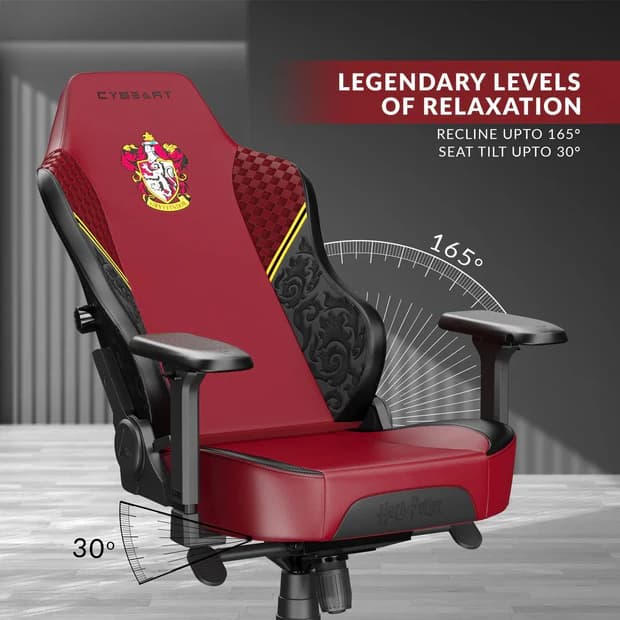 Cybeart Gryffindor Gaming Chair – Official Harry Potter Edition Ergonomic eSports Desk Chair - Image 8