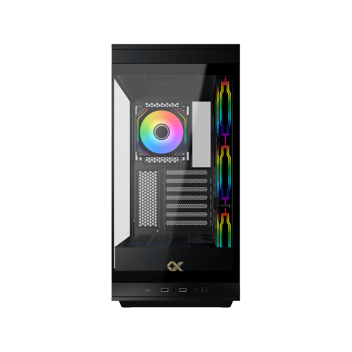 Case Xigmatek Meta Mid Tower Case - Black - Image 3