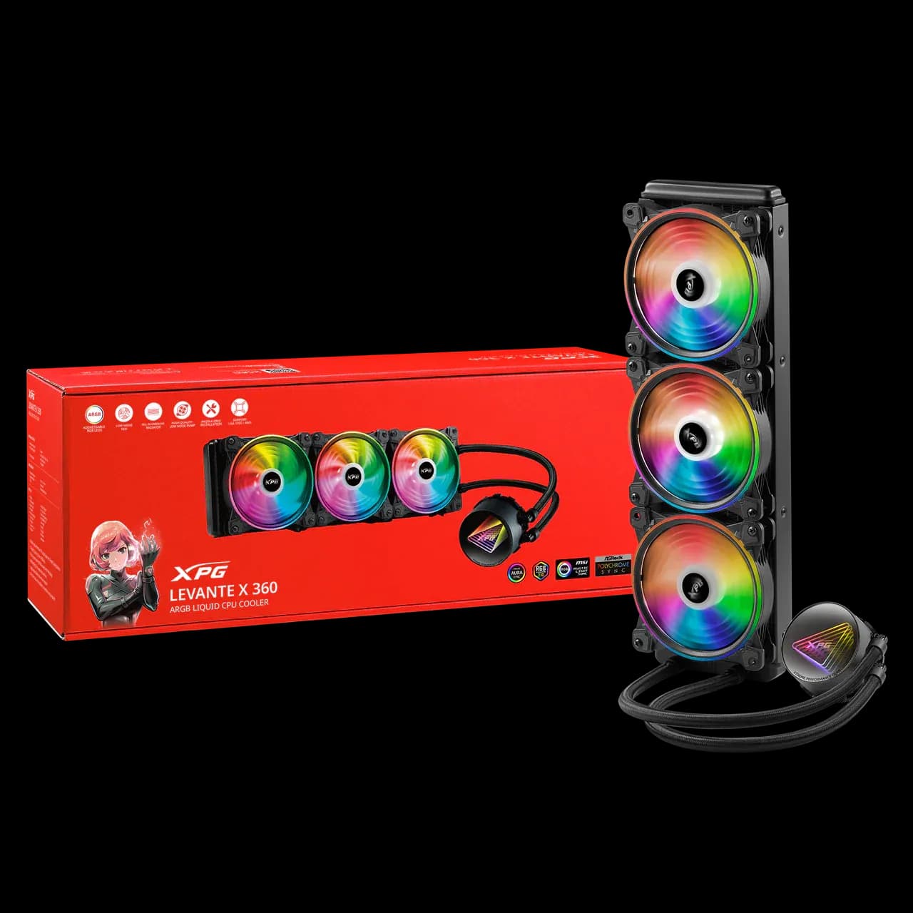 XPG LEVANTE X 360 All-in-One CPU Liquid Cooler