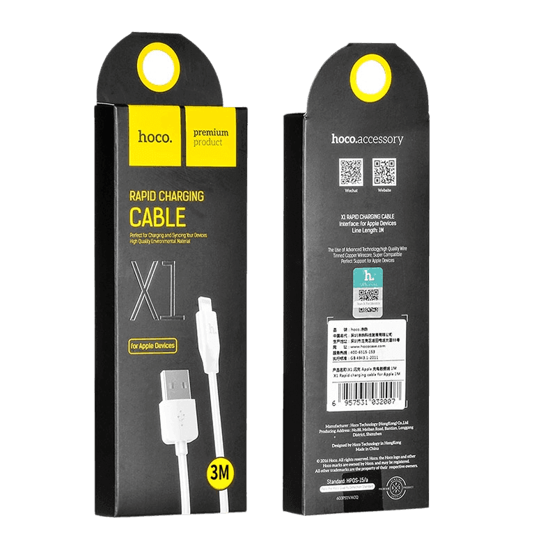 Cable charge HOCO X1 Lightning 