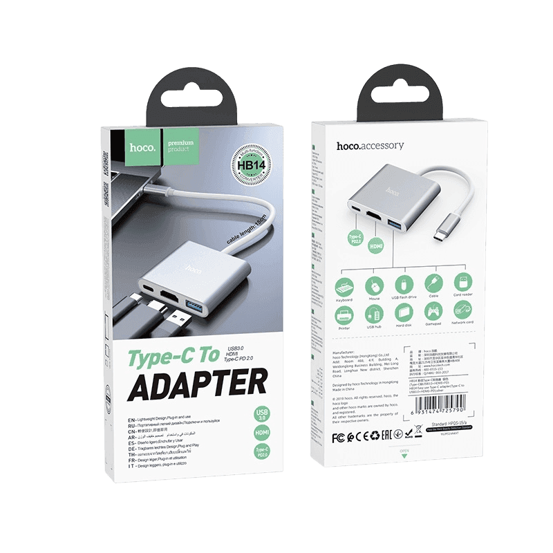 Type-C hub HOCO HB14