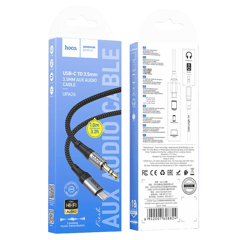AUX 3.5mm to Type-C HOCO UPA26