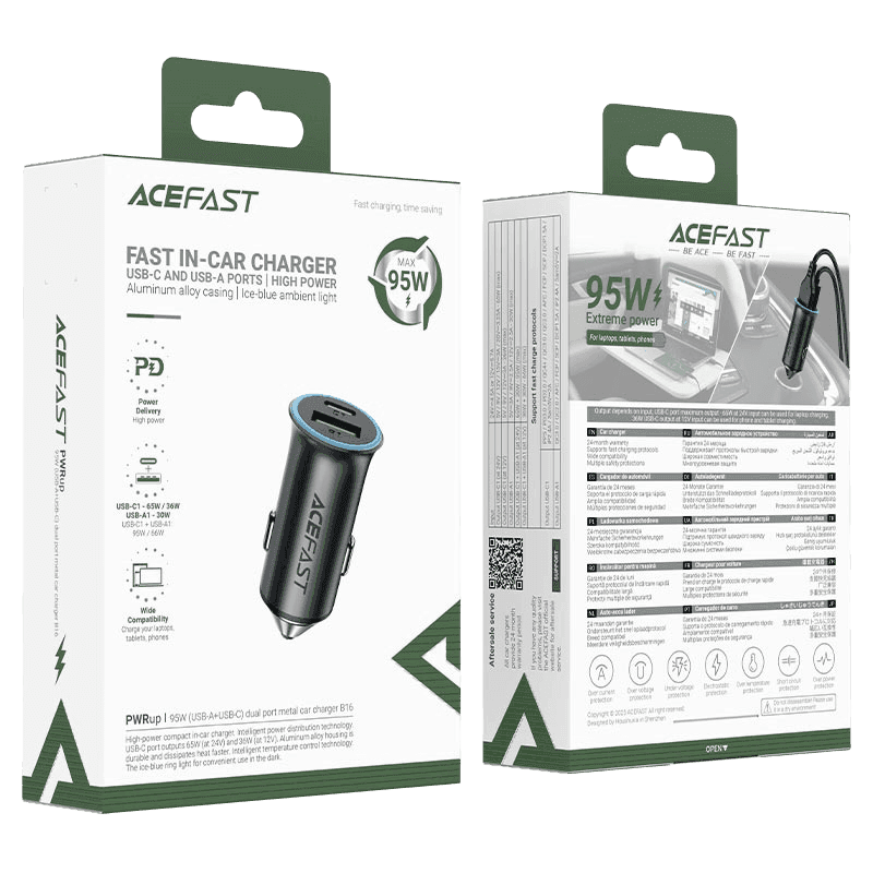 Car charger ACEFAST 95w B16