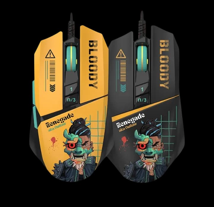 Bloody W63 Max Renegade (Sunset / Midnight) RGB Gaming Mouse