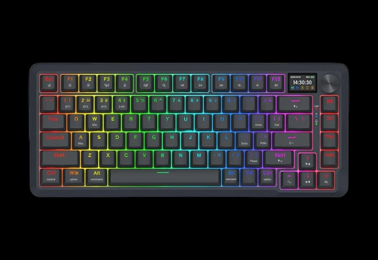 Redragon K708 FLEKACT PRO Tri-Mode 75% Wireless Mechanical Gaming Keyboard
