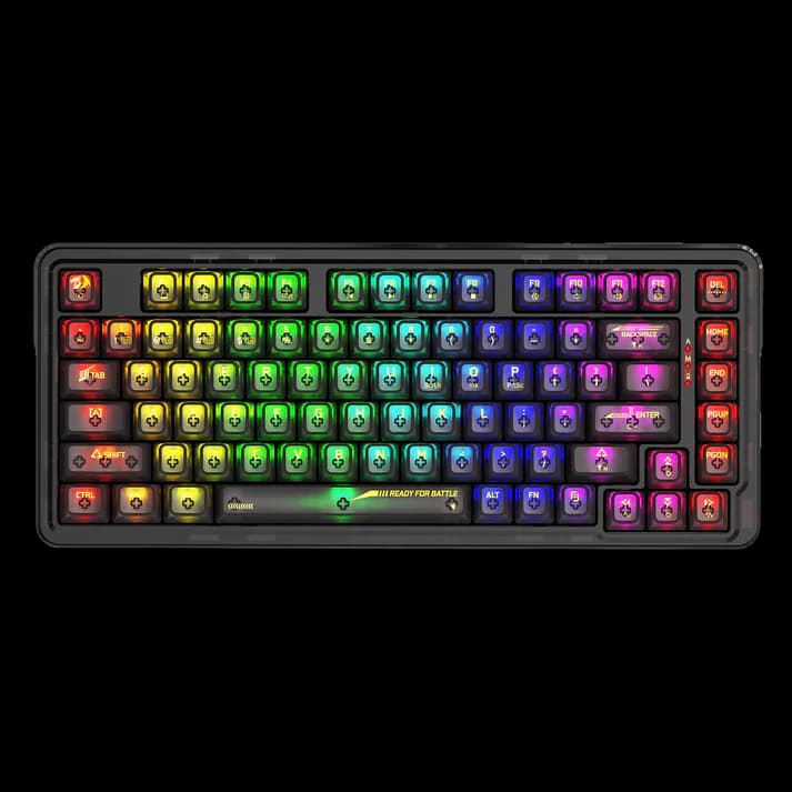 ELF PRO K649 Wireless Transparent Keyboard