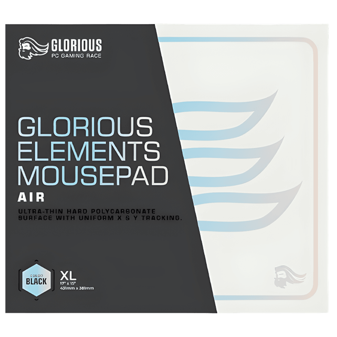 GLORIOUS Elements Air Mousepad - XL - Ultra-Thin Hard Gaming Surface