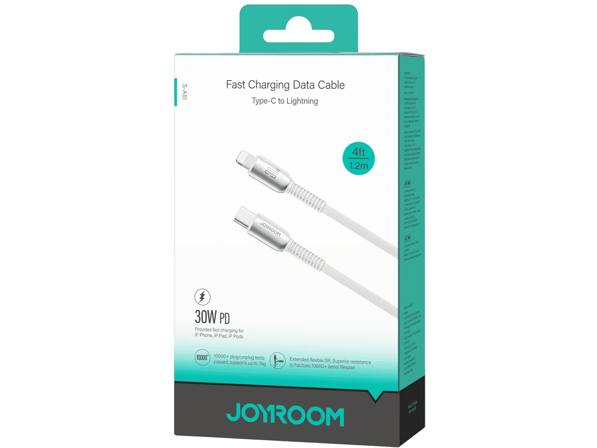 JOYROOM -CC Cutting-Edge Series 30W USB-C to USB-C Fast Charging Cable