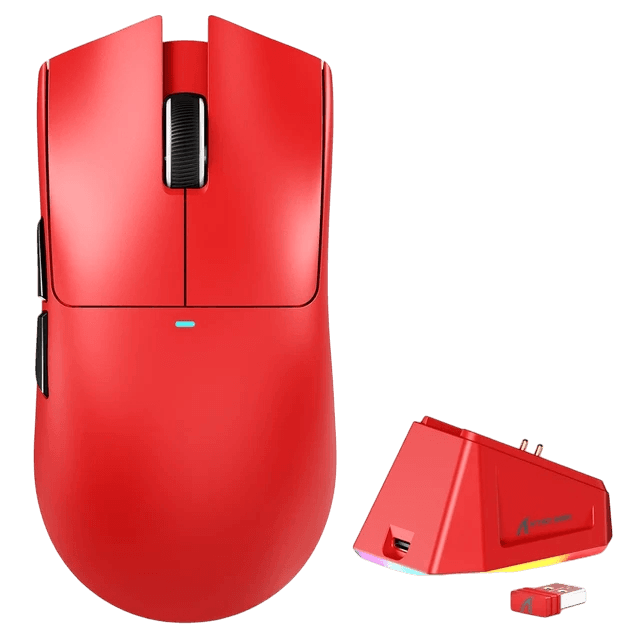 Attack Shark X11 Ultra 8K Wireless Mouse (Red) - Image 1