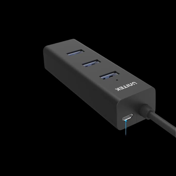 UNITEK 4 Ports Powered USB 3.0 Hub - Y-3089Z01 - Image 2