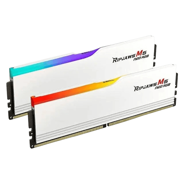 G.Skill M5 64GB 6000MHz (2x32) CL32 RGB DDR5 RAM (White) - Image 1