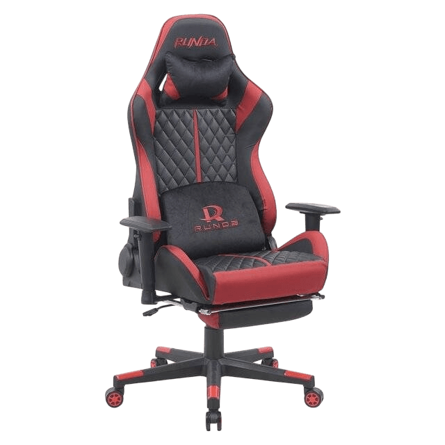 Runda Gaming Chair RD‑6035 (Black / Red) - Image 2