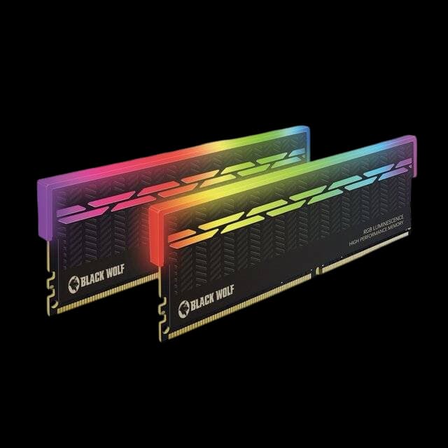 Black Wolf: RGB DDR4 RAM (2x8GB-3200 MHz)