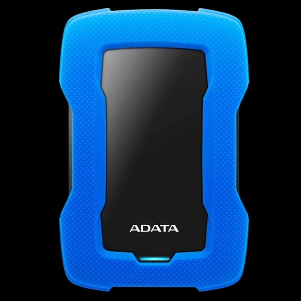 ADATA HD330 External Hard Drive USB 3.2 Durable Shockproof Silicone Protective Rugged Design - 2TB