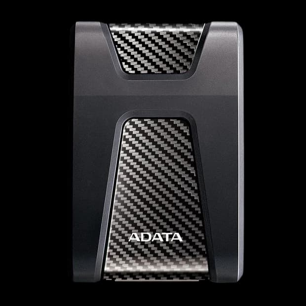 ADATA HD650 External Hard Drive USB 3.2 Durable Shockproof Scratch-Resistant Rugged Design - 2TB