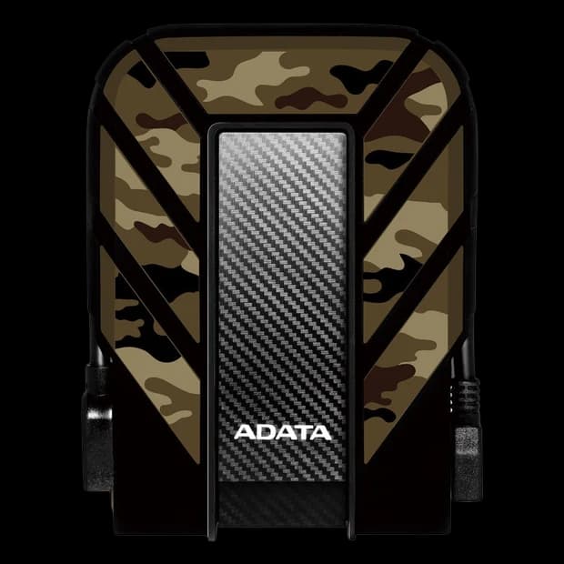 ADATA HD710M Pro External Hard Drive USB 3.2 Military-Grade Shockproof Waterproof Rugged Camo Design