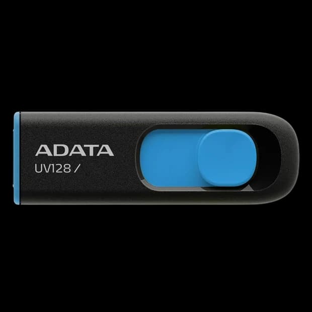 ADATA UV128 USB 3.2 Flash Drive Sliding Connector