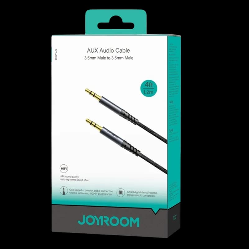 Joyroom SY-A07/A08 3.5mm Male to 3.5mm Male AUX Audio Cable