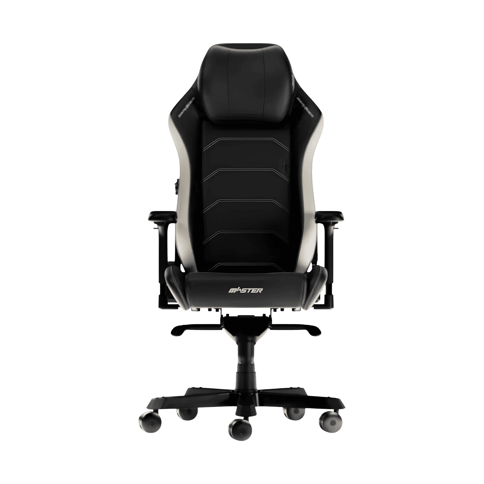 DXRacer Master Black & White Microfibre Leather
