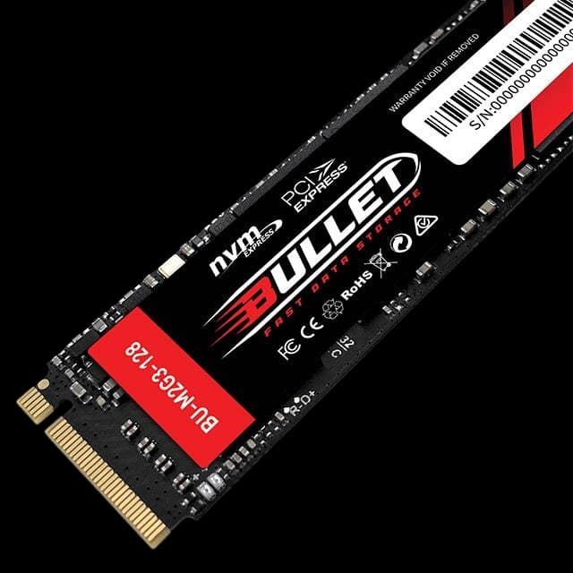 Bullet 128GB M.2 (2280) NVMe PCIe [Gen3x4] - Image 1