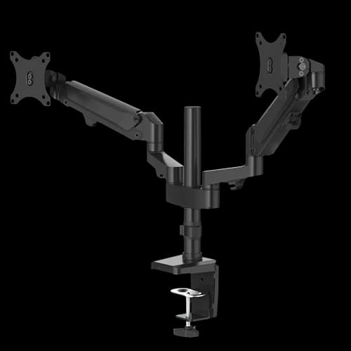 Hama Height‑Adjustable Gas Spring Monitor Holder – Swivel & Tilt Full‑Motion Desk Mount for 13″–32″ Screens, VESA 75×75/100×100, Cable Management & Ergonomic Design