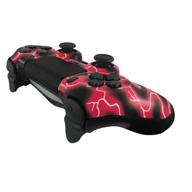 PS4 Dualshock 4 Wireless Controller (Red Lightning) - Image 2