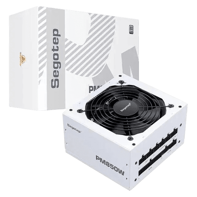 Segotep PM850W 80+ Platinum [Full Modular] PSU (White) - Image 1