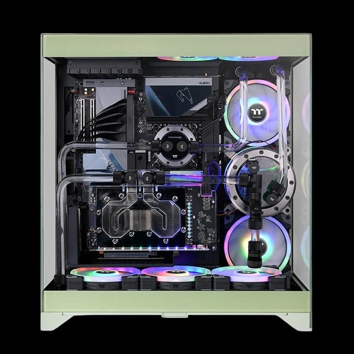 Thermaltake CTE E550 TG Mid Tower - Matcha Green - Image 2
