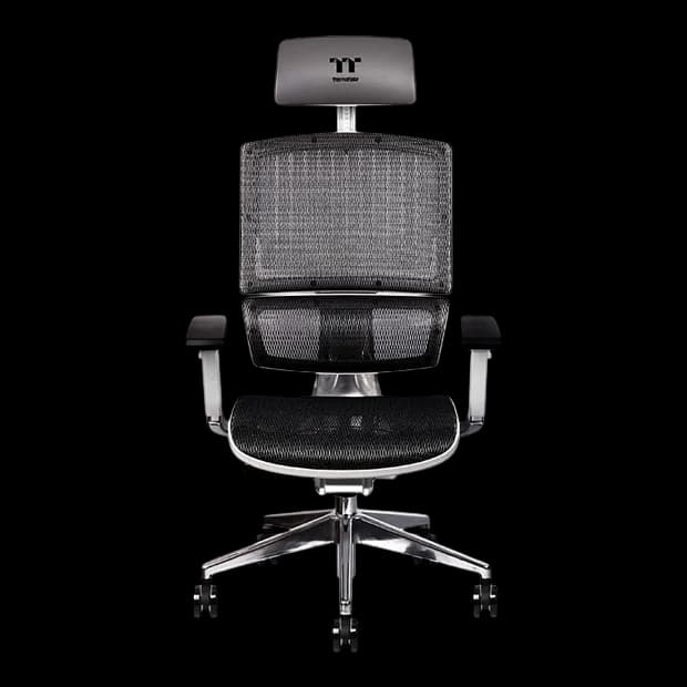 Thermaltake CyberChair E500 Premium Ergonomic Mesh Gaming Chair (White)