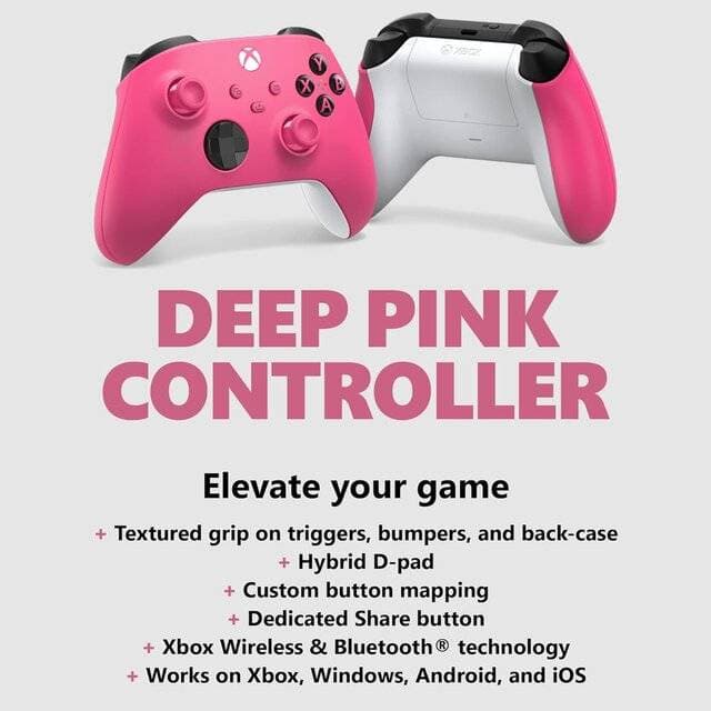 XBOX Core Wireless Controller (Deep Pink) - Image 2