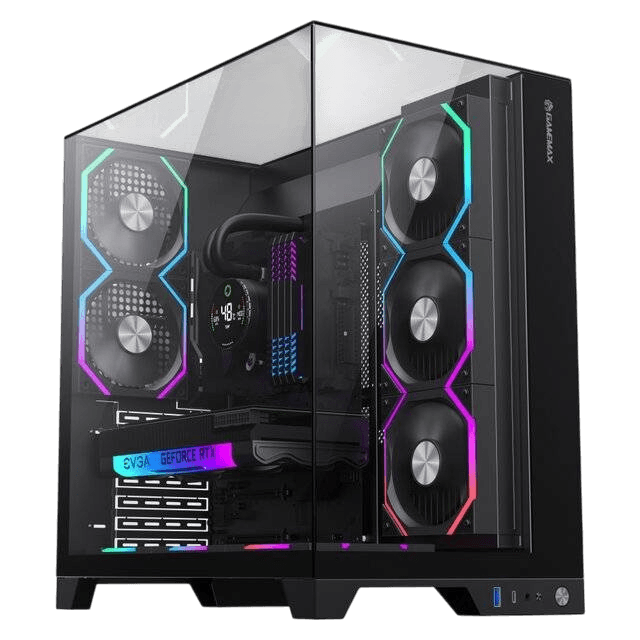 GameMax Infinity Pro 5-Fan Case (Black) - Image 2