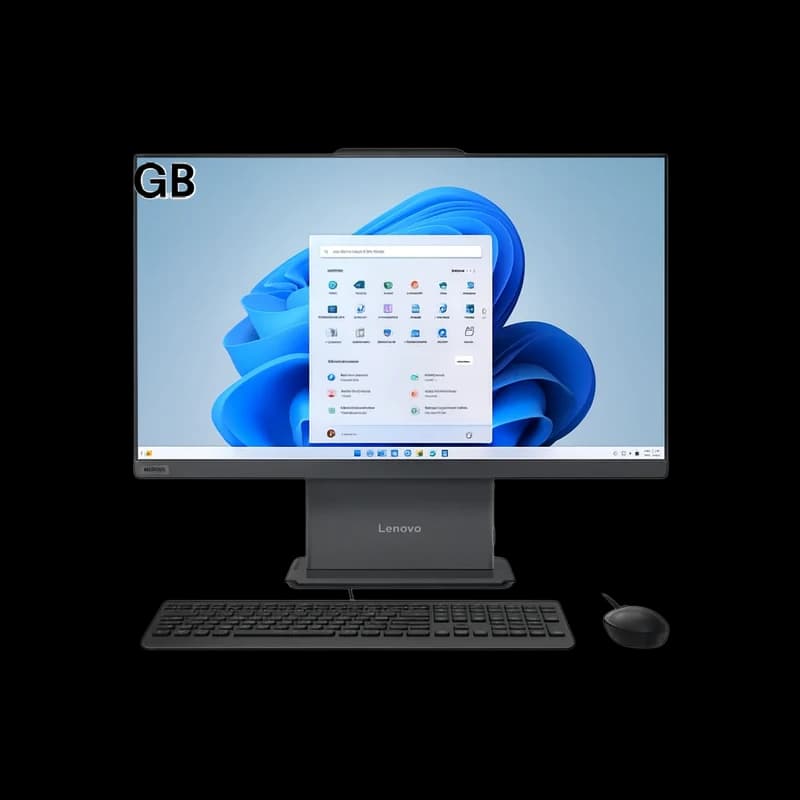 All in One Lenovo ThinkCentre Neo 50A (HV00), Intel Core i5-13420H, RAM 16GB, SSD 512GB, Intel UHD Graphics, 24 FHD IPS, Gray