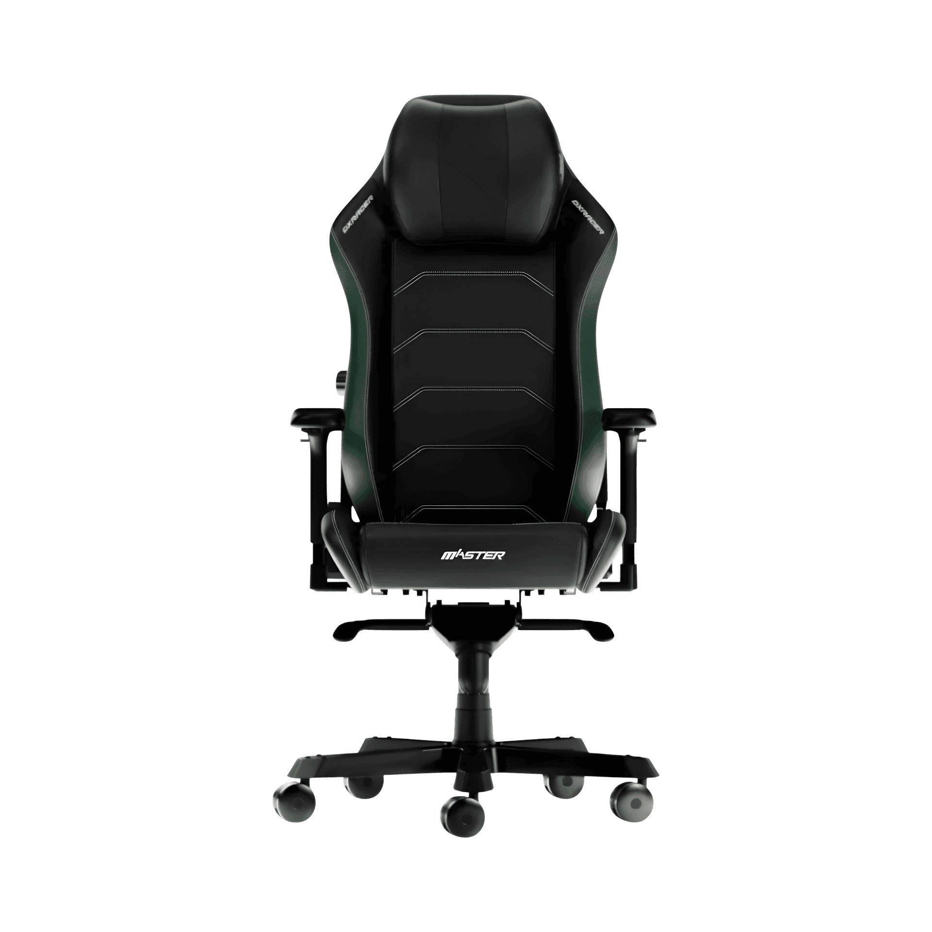 DXRacer Master Black & Green Microfibre Leather