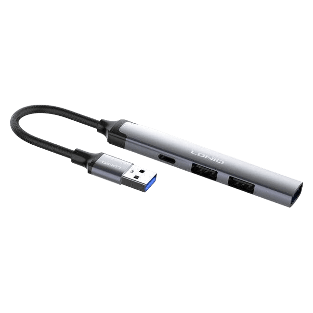 LDNIO DS-44C 4-In-1 USB Hub Adapter - Image 2
