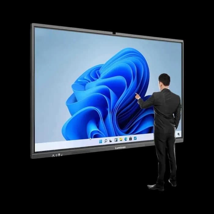 Luminex 86-Inch 4K UHD & AI Built-in Camera Smart Interactive Whiteboard, Android 15.0, RAM 16GB, Storage 256GB
