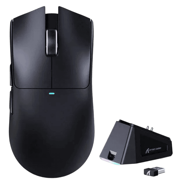 Attack Shark X11 Ultra 8K Wireless Mouse (Black) - Image 1