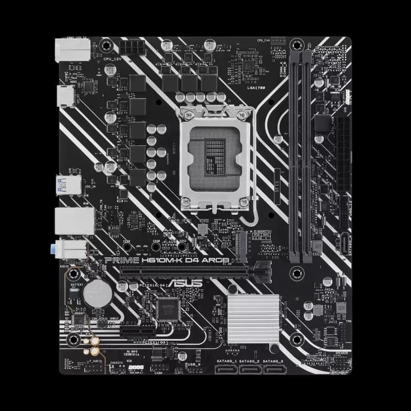 Motherboard ASUS PRIME H610M-K D4 ARGB Motherboard