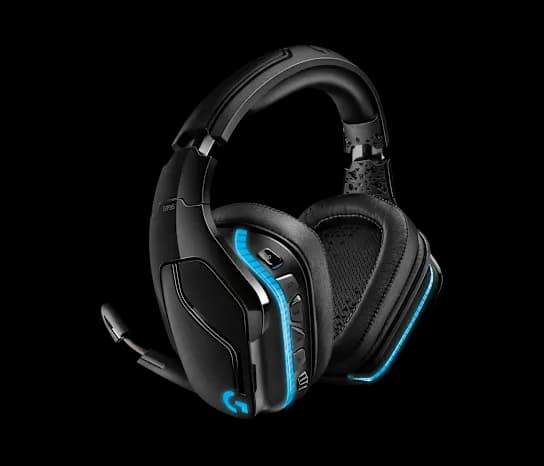 Logitech G935 7.1 Surround Sound Wireless Gaming Headset - Black - Image 1