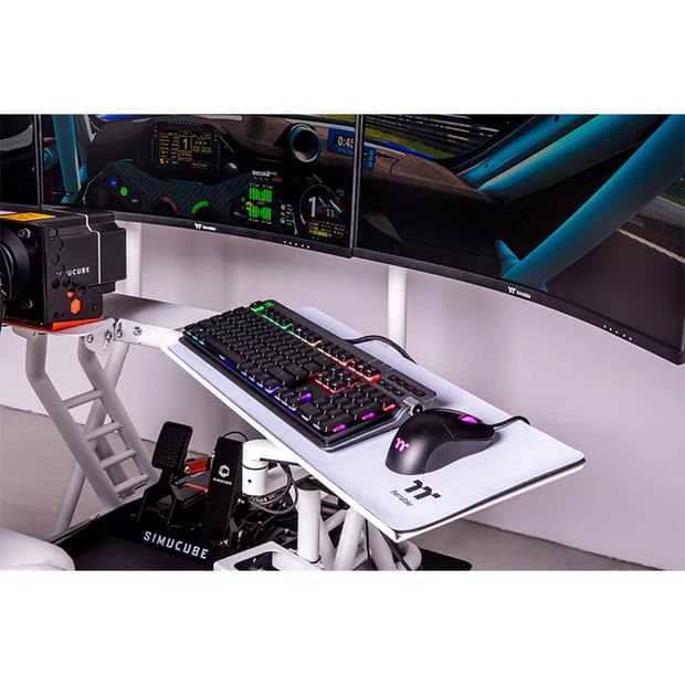 Thermaltake Ergonomic Keyboard & Mouse Tray (650x238 mm) - Image 6