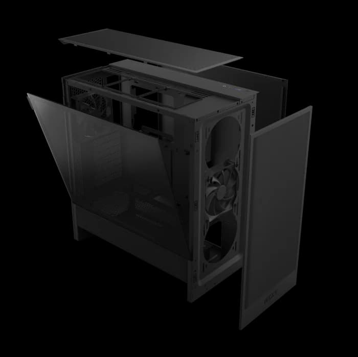 Case NZXT H5 Flow Compact Mid-Tower Case - Image 3